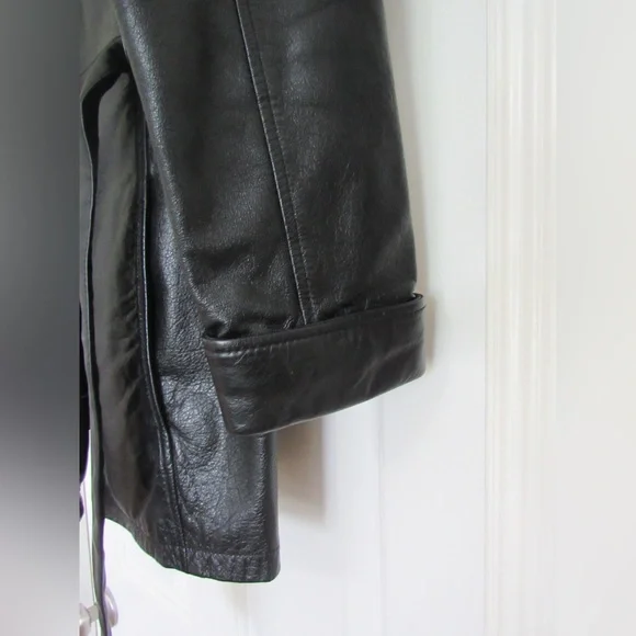 Vintage Wilson’s Leather Trench Coat - Picture 8 of 16